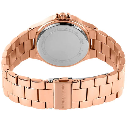 Michael Kors Lennox Three-Hand Rose Gold Women's Watch - MK7230