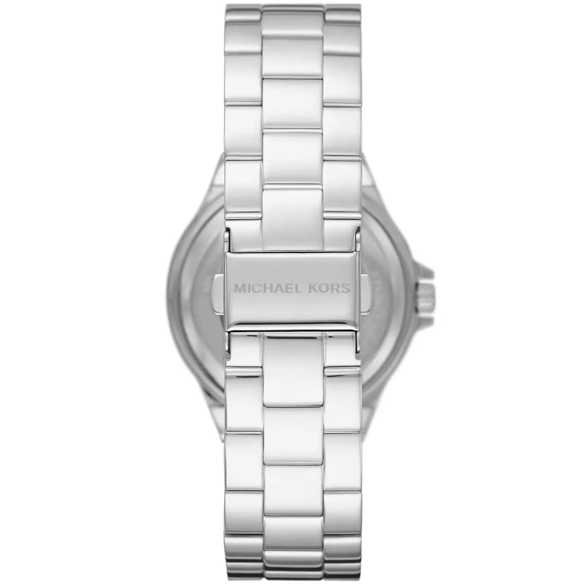 Michael Kors Lennox Pavé Logo Silver-Tone Women's Watch - MK7234