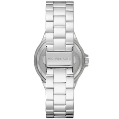 Michael Kors Lennox Pavé Logo Silver-Tone Women's Watch - MK7234