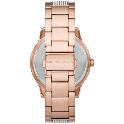 Michael Kors Oversized Tibby Pavé Rose Gold-Tone Women's Watch - MK7293