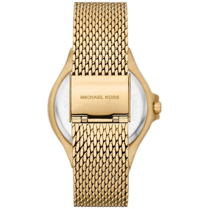 Michael Kors Lennox Pavé Gold-Tone Mesh Women's Watch - MK7335