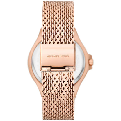 Michael Kors Lennox Pavé Rose Gold-Tone Mesh Women's Watch - MK7336