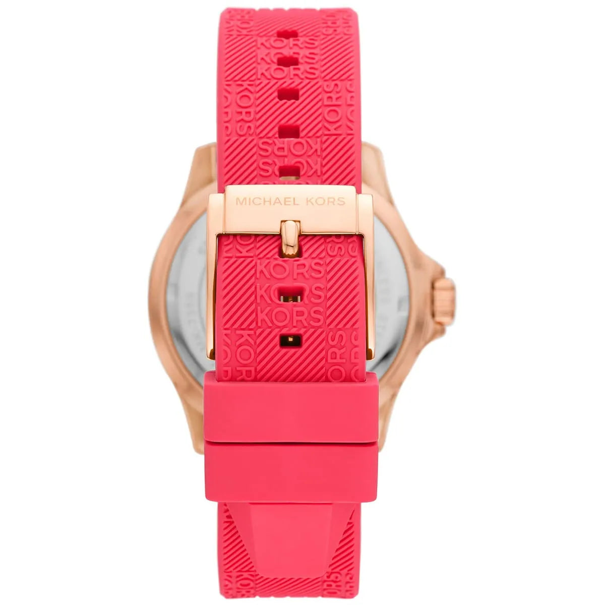 Michael Kors Everest Crystal-set Dial Pink Silicone Women's Watch - MK7359