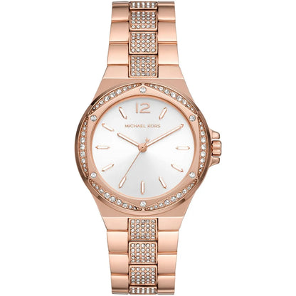 Michael Kors Lennox Three-Hand Rose Gold-Tone Women's Watch - MK7362
