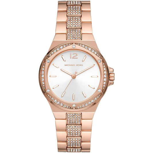 Michael Kors Lennox Three-Hand Rose Gold-Tone Women's Watch - MK7362