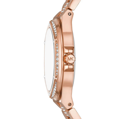 Michael Kors Lennox Three-Hand Rose Gold-Tone Women's Watch - MK7362