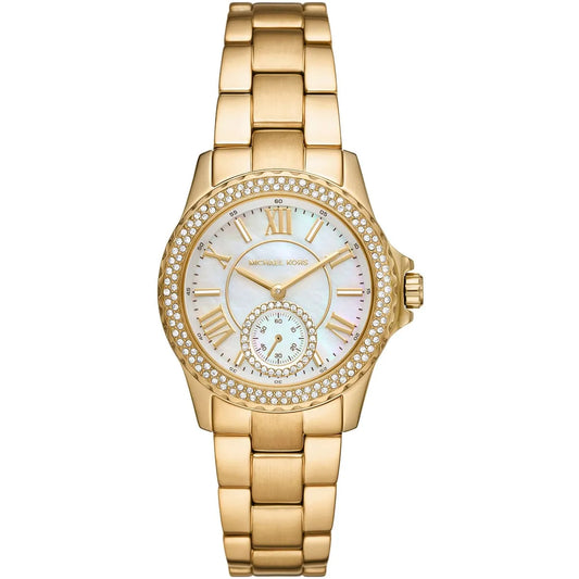 Michael Kors Mini Everest Pavé Gold-Tone Women's Watch - MK7363