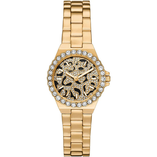 Michael Kors Mini Lennox Pavé Gold-Tone Women's Watch - MK7394