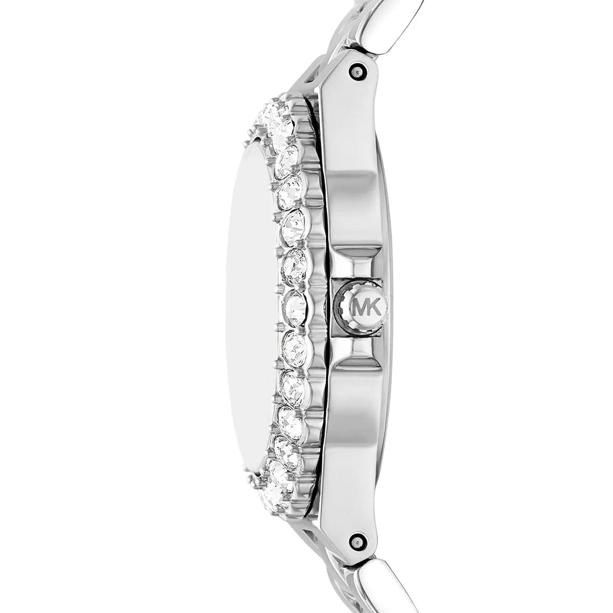 Michael Kors Mini Lennox Pavé Blue Dial Silver Women's Watch - MK7397