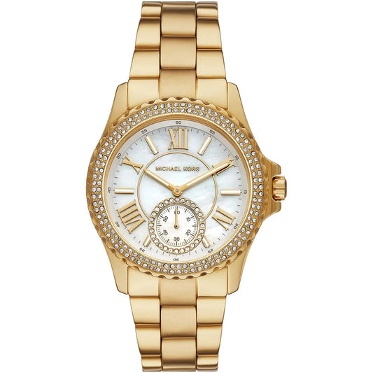 Michael Kors Everest Three-Hand Gold-Tone Women's Watch - MK7401