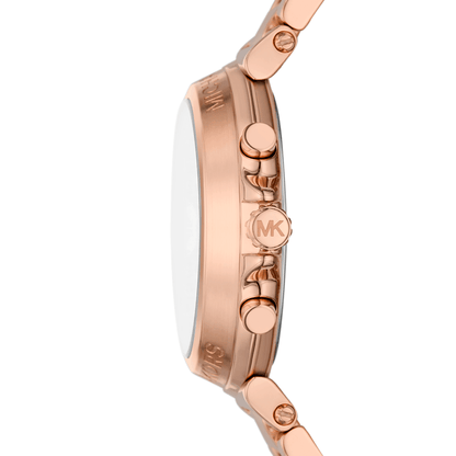 Michael Kors Oversized Maren Chronograph Rose Gold-Tone Women's Watch - MK7494