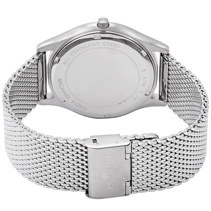 Michael Kors Slim Runway Silver-Tone Mesh Men's Watch - MK8606