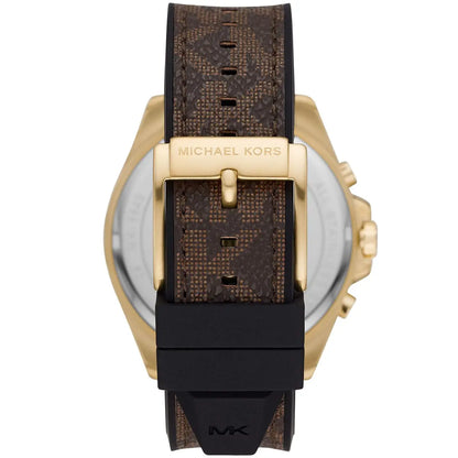 Michael Kors Oversized Brecken Logo and Gold-Tone Men's Watch - MK8849
