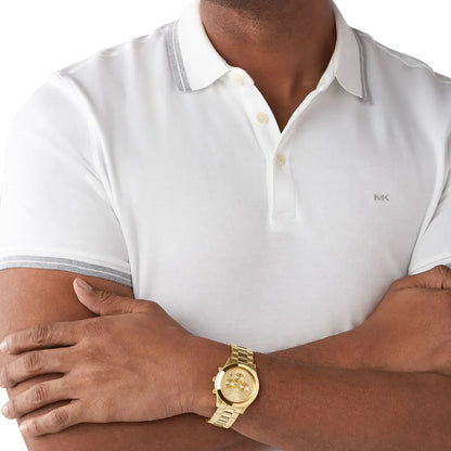 Michael Kors Slim Runway Chronograph Gold Men's Watch - MK8909