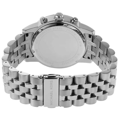 Michael Kors Hutton Chronograph Blue Dial Silver Men's Watch - MK8952