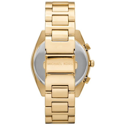 Michael Kors Oversized Janelle Pavé Gold-Tone Men's Watch - MK8995