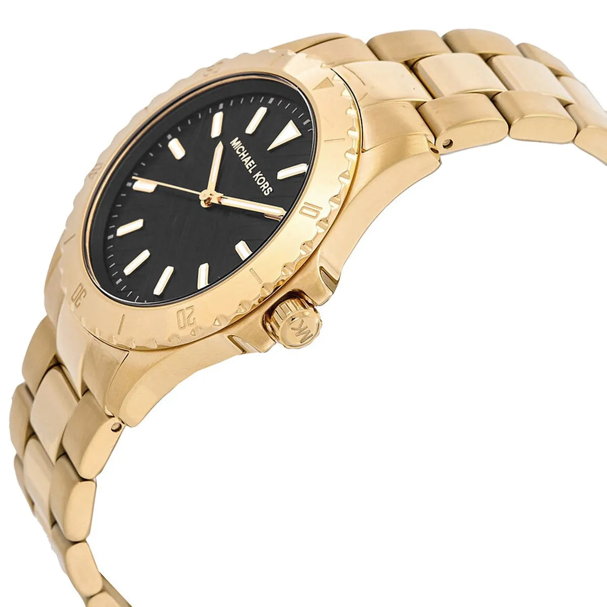 Michael Kors Everest Black Dial Gold Men's Watch - MK9078
