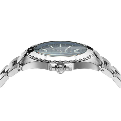 Michael Kors Everest Blue Dial Silver Men's Watch - MK9079