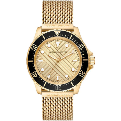 Michael Kors Oversized Slim Everest Gold-Tone Mesh Men's Watch - MK9083
