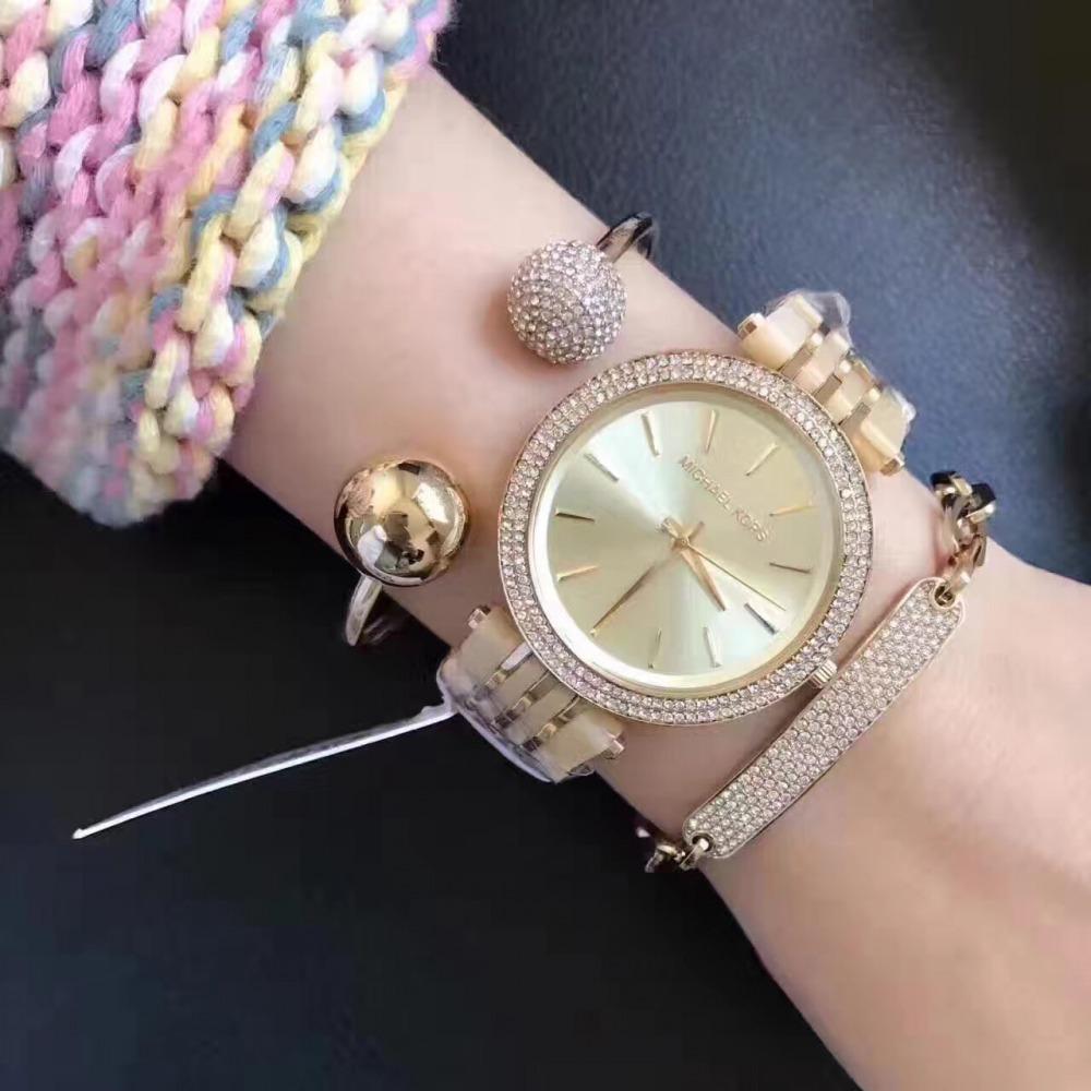 Michael Kors Darci Gold Dial Ladies Watch MK4325