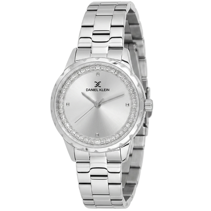 Daniel Klein Premium Three Hand All Silver Watch - DK.1.13897-1