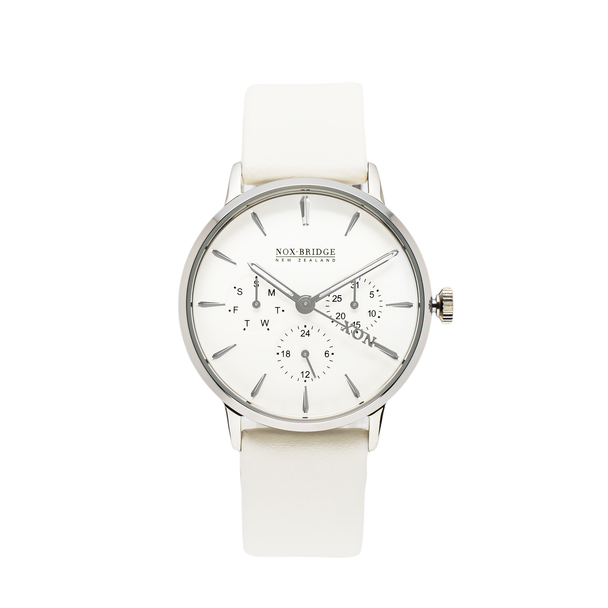 Noxbridge Classic Meissa Silver 36MM MS36 (Damaged Strap - Defect)