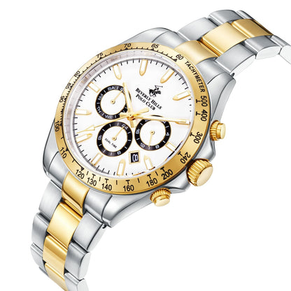 Beverly Hills Polo Club Dual Time Multifunction Two-Tone Watch BP3127X.230