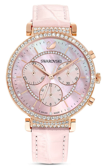 Swarovski Passage Chrono Rose Gold Women's Watch - 5580352