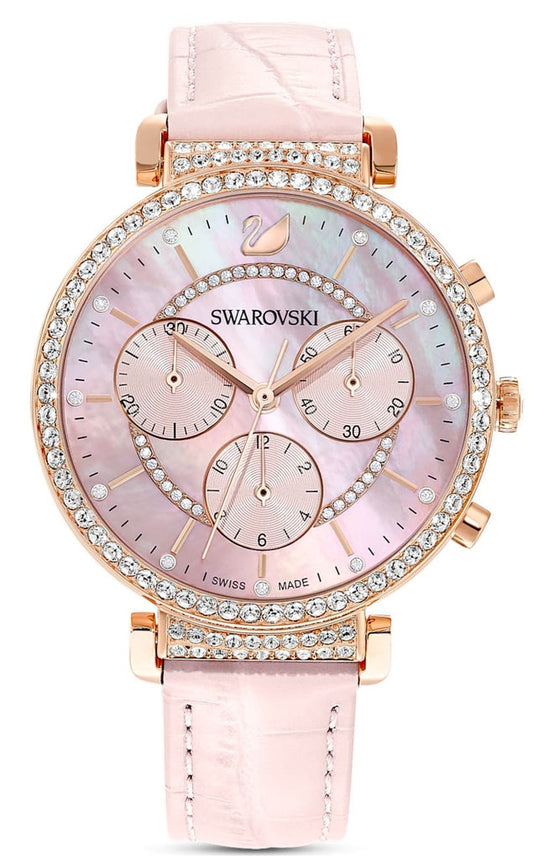Swarovski Passage Chrono Rose Gold Women's Watch - 5580352