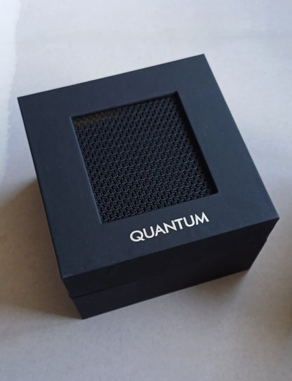 Quantum Men's Black Chronograph Silicone Strap Watch – HNG893.851