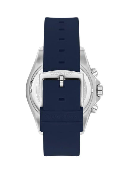 Quantum Chronograph Blue Dial Blue Strap Silver Watch PWG1099.399