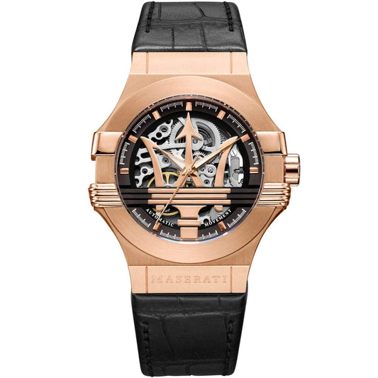 Maserati Potenza Automatic Black/Skeleton Dial Watch R8821108002