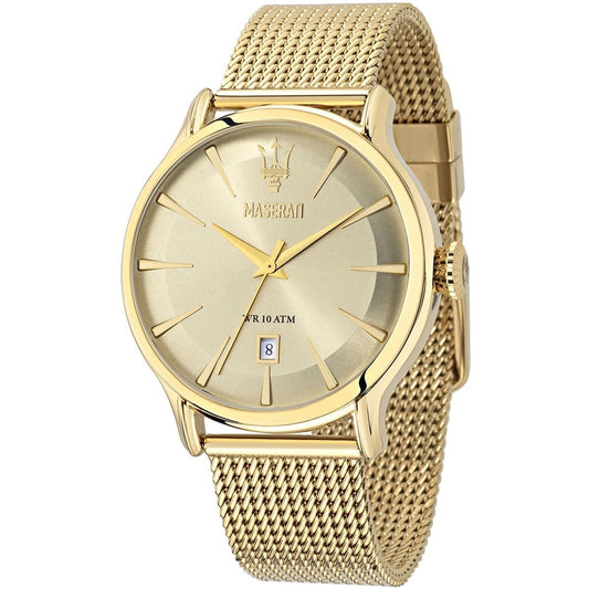 Maserati Epoca Gold Dial Watch R8853118003