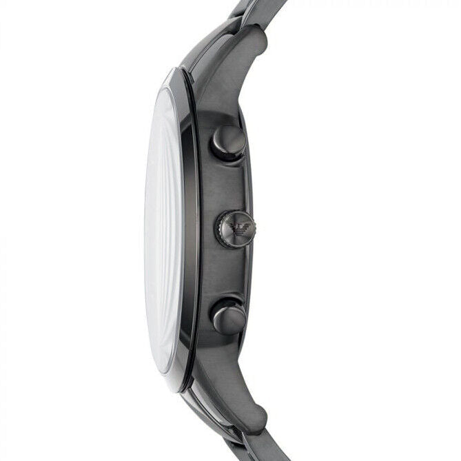 Emporio Armani Men's Classic Chronograph Stainless Steel Gunmetal Watch AR2454