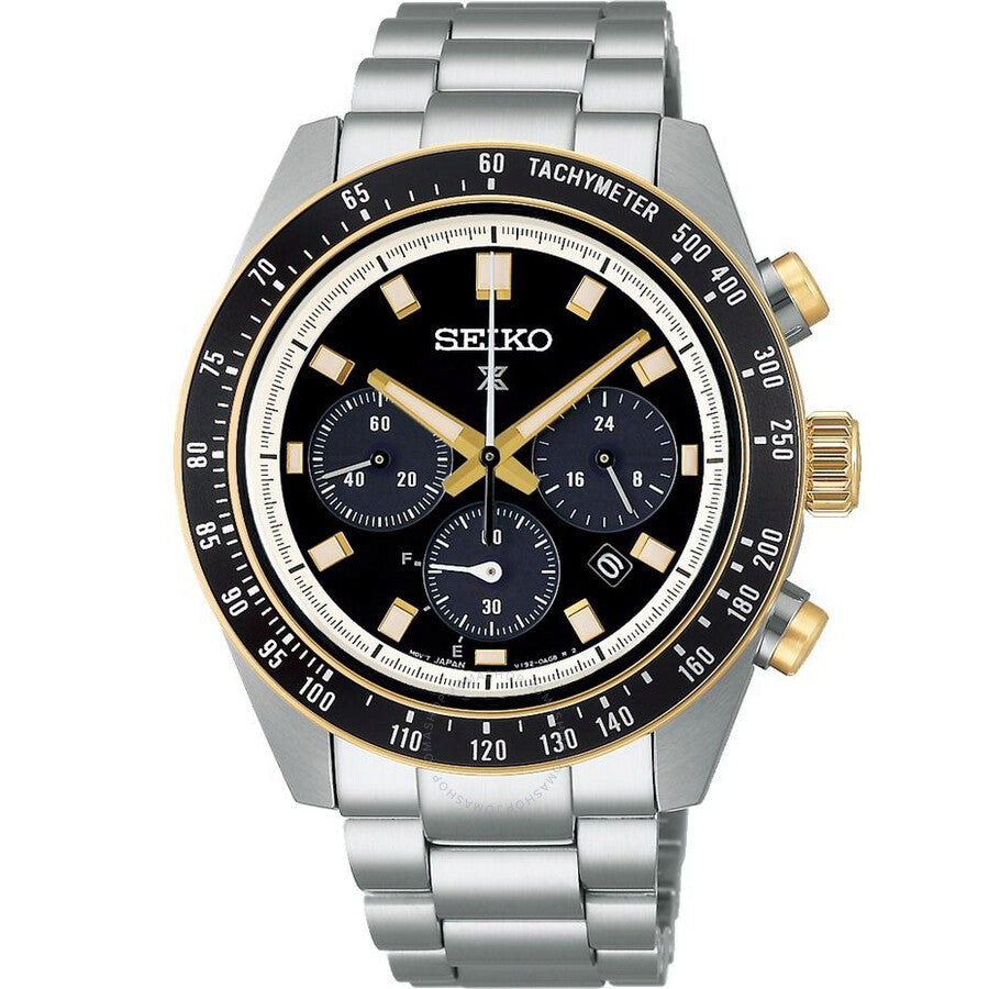 Seiko Prospex Speedtimer Chronograph Black Dial Men's Watch SSC941P1