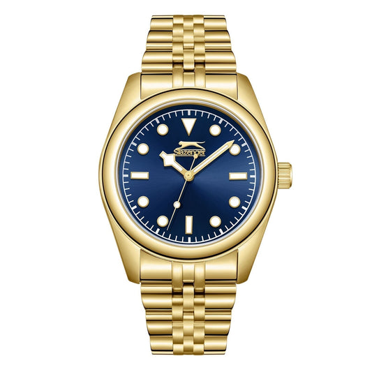 Slazenger Three-hand Navy Blue Dial Gold Watch - SL.09.2354.1.06