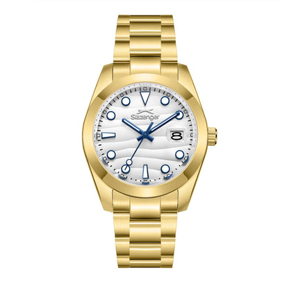 SLAZENGER Gold Stainless Steel Men's Watch - SL.09.2491.1.06 SL.09.2491.1.06 - Image 1