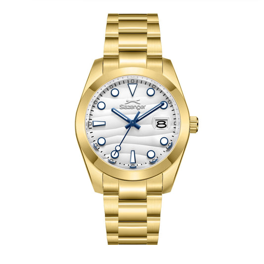 Slazenger Classic Day Date Window Gold Watch - SL.09.2491.1.06