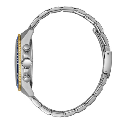Slazenger Sport Multifuntion Navy Blue Dial Two tone Stainless Watch - SL.09.2370.2.02