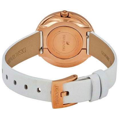 Swarovski Crystalline Pure Chrono White Dial Rose Gold Tone Women's Watch 5376083
