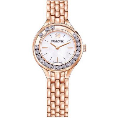 Swarovski Lovely Crystals Mini White Ivory Dial Rose Gold Women's Watch 5261496
