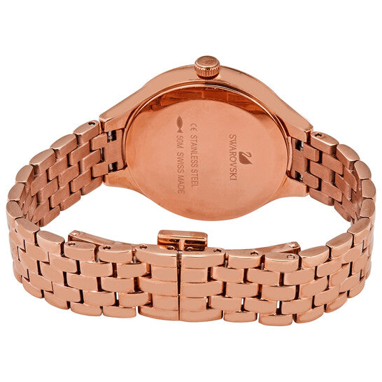 Swarovski Lovely Crystals Mini White Ivory Dial Rose Gold Women's Watch 5261496