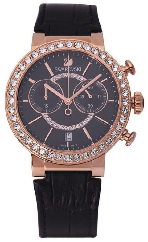 Swarovski Lovely Crystals Floating Elements All Black Women's Watch 5055209
