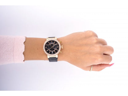 Swarovski Lovely Crystals Floating Elements All Black Women's Watch 5055209