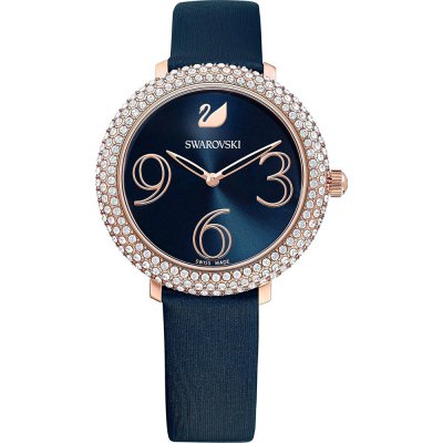 Swarovski Crystal Frost Quartz Blue Sunray Dial Women's Watch 5484061