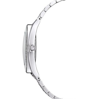Swarovski Crystalline Aura Quartz White Silver-tone Dial Women's Watch 5519462