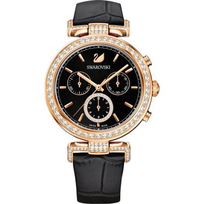 Swarovski Era Journey Chronograph Quartz Crystal Black Dial Women's Watch 5295320