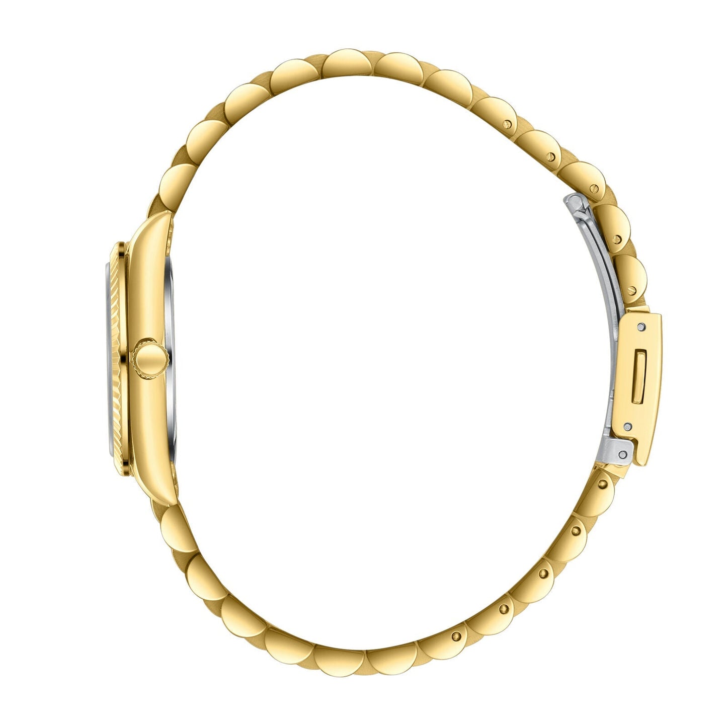 Lee Cooper Fashion White Dial Gold Watch - LC08303.120