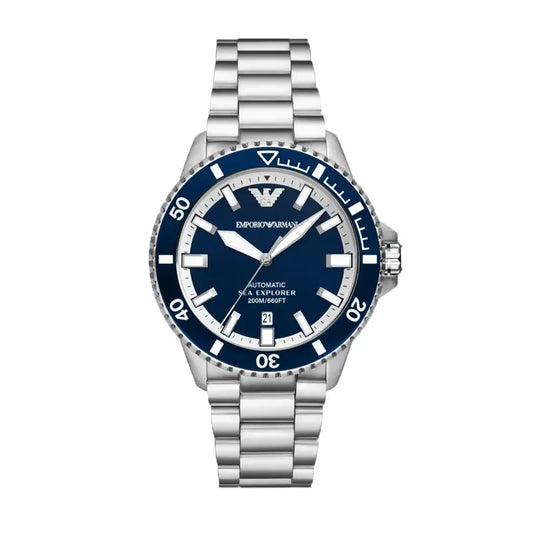 Emporio Armani Sea Explorer Automatic Stainless Steel Watch AR60087