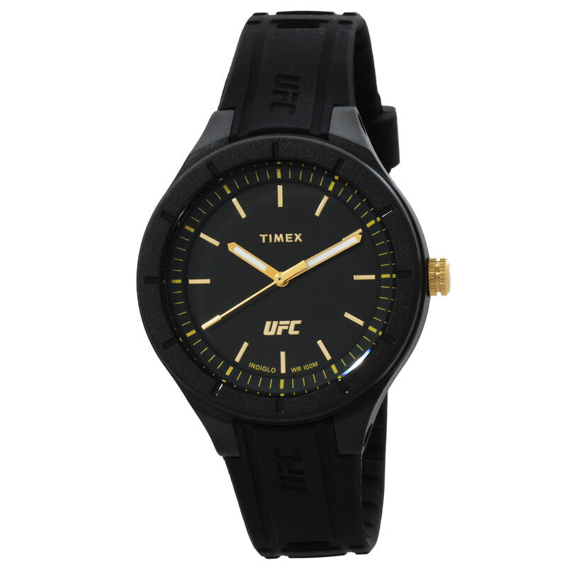 Timex UFC Shogun Black Dial Black Rubber Women's Watch TW2V56900